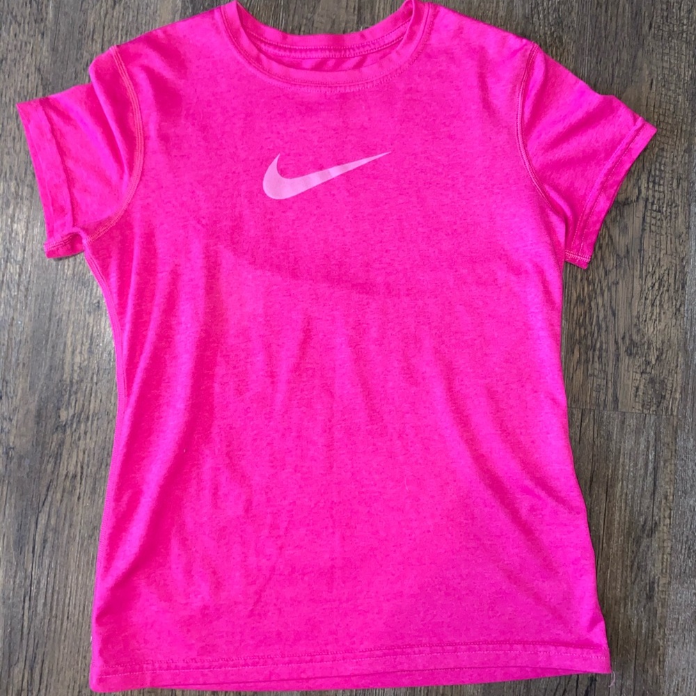 Pink Nike athletic T-shirt